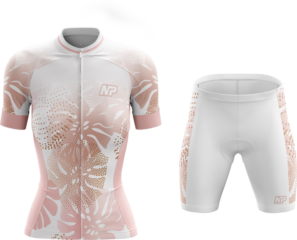 Women's Tropical Flower Cycling Kit