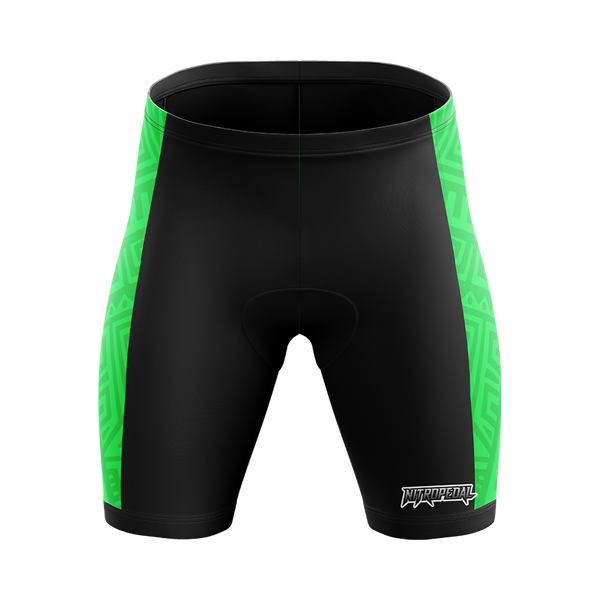 Women's Tribal Design Cycling Kit - Green