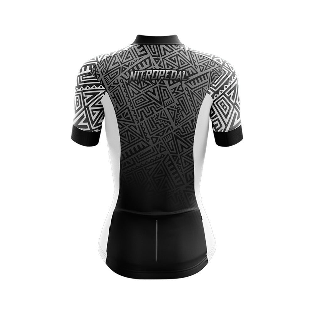 Women's Tribal Design Cycling Jersey - Green – Nitropedal Cycling