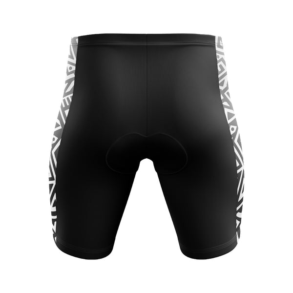 Women's Tribal Design Cycling Kit - Black