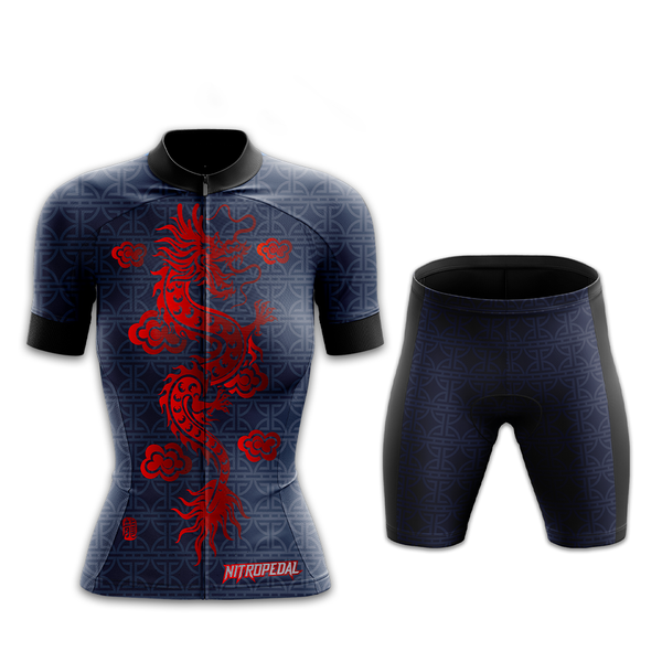 Women's Shaolin Dragon Cycling Kit
