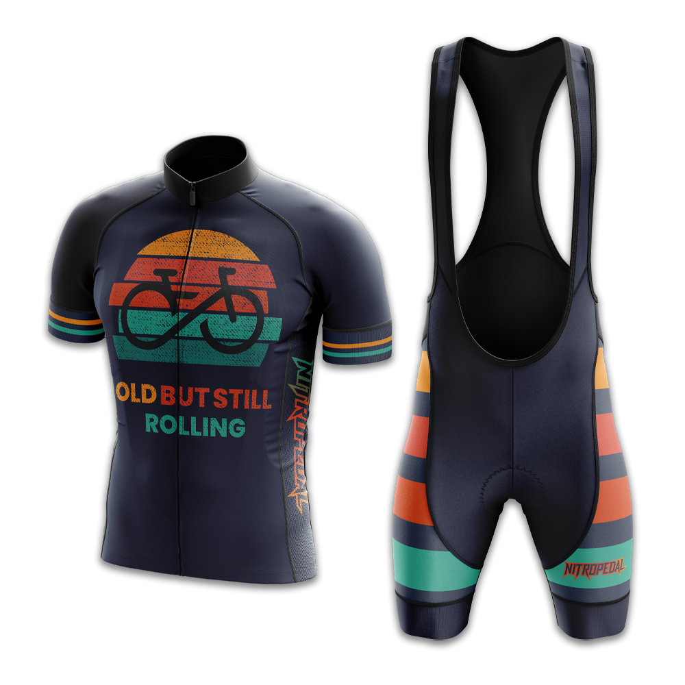 Old But Still Rolling Retro Cycling Jersey – Nitropedal Cycling