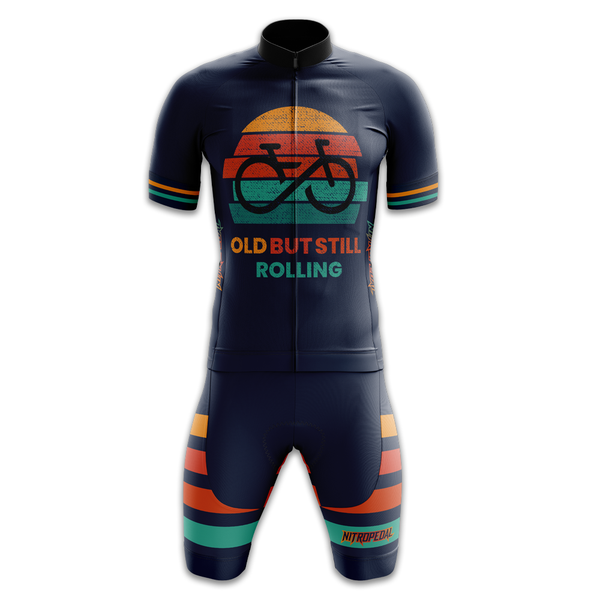 Old But Still Rolling Retro Cycling Kit