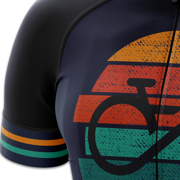 Old But Still Rolling Retro Cycling Jersey