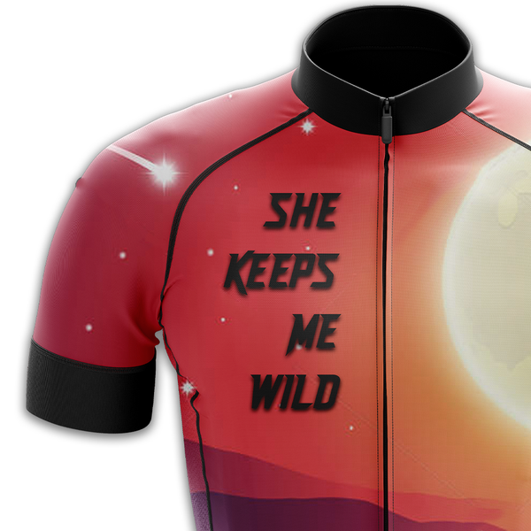 Couple Wolf Cycling Jersey - Women