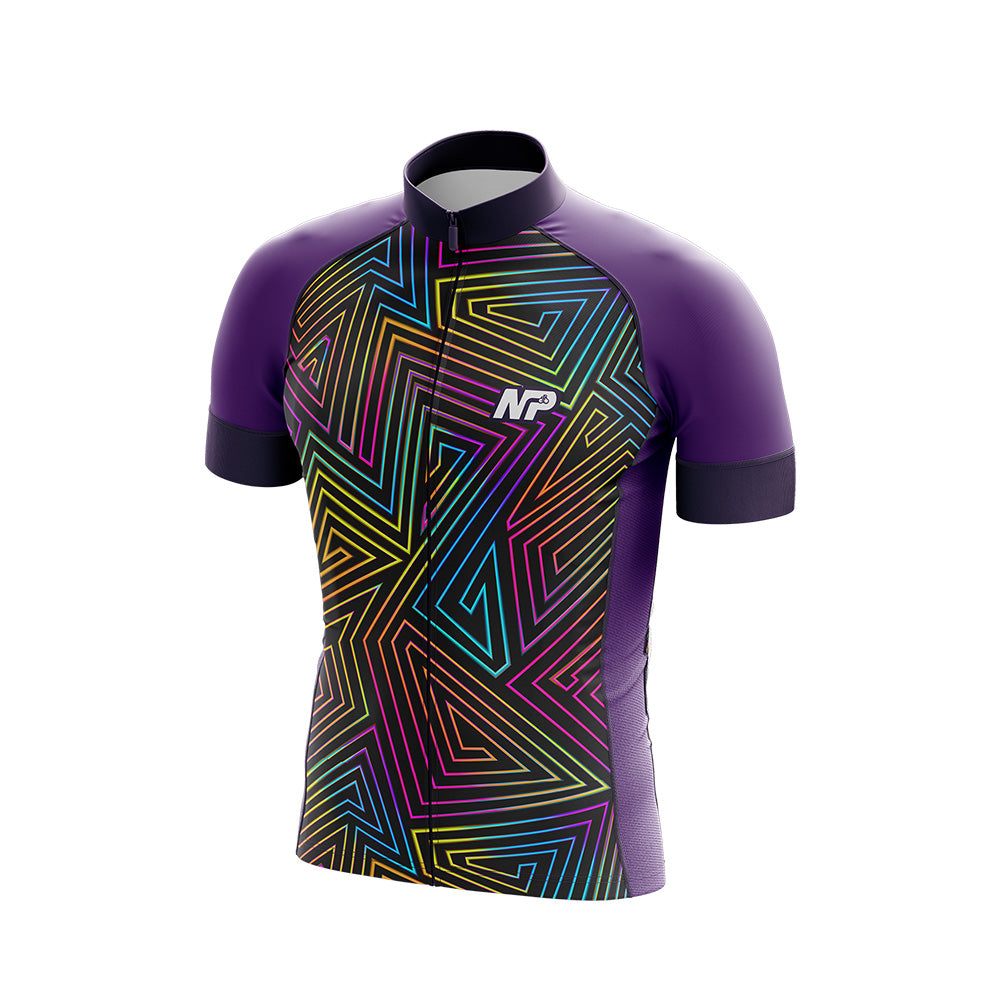 Purple cheap cycling jersey